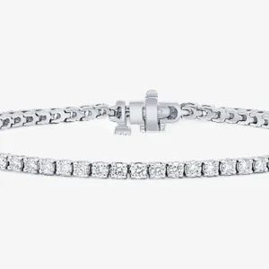 Plum Diamonds 14K White Gold Lab Diamond Tennis Bracelet