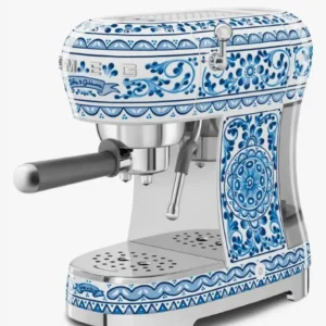 Smeg x Dolce & Gabbana Blu Mediterraneo Espresso Machine