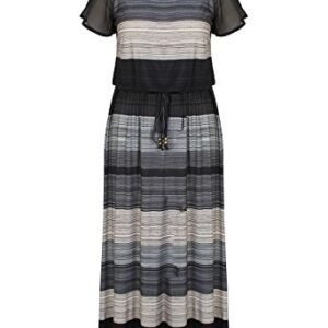 Chicwe Women’s Plus Size Printed Maxi Dress