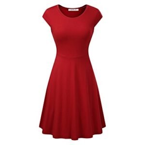 HIKA Women’s Casual Round Neck Dress