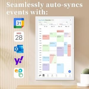Digital Calendar, 21.5 inch Wall Planner