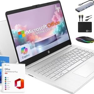 HP 14″ Laptop 2025 Business Student Slim Computer