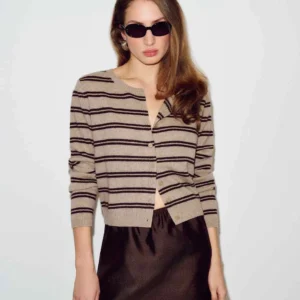 Reformation Clara Cashmere Crew Cardigan